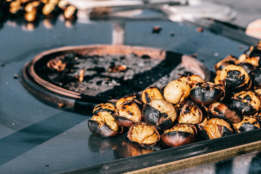 Rezept: Geröstete Esskastanien - Südtiroler „Keschtn“ 5 Geröstete Esskastanien Südtiroler Keschtn