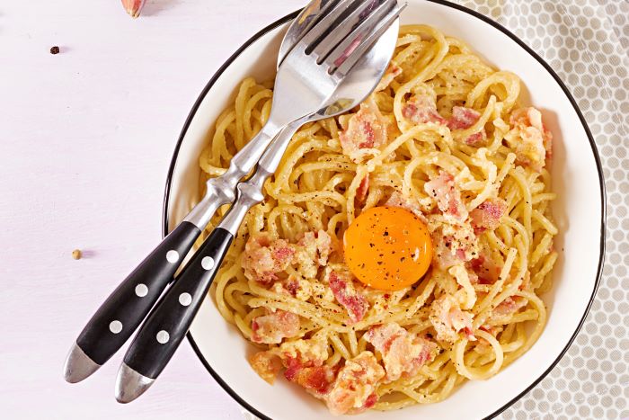 Rezept: Original Spaghetti Carbonara 2 Original Spaghetti Carbonara