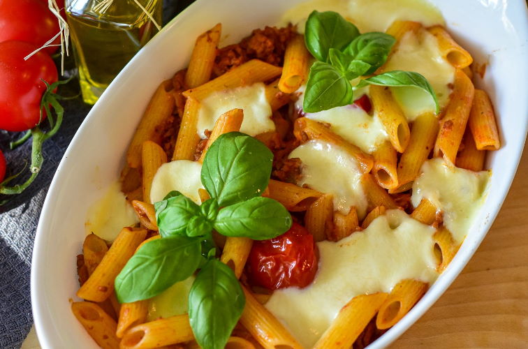 Rigatoni al forno (vegetarisch & einfach) 12 Rigatoni al forno
